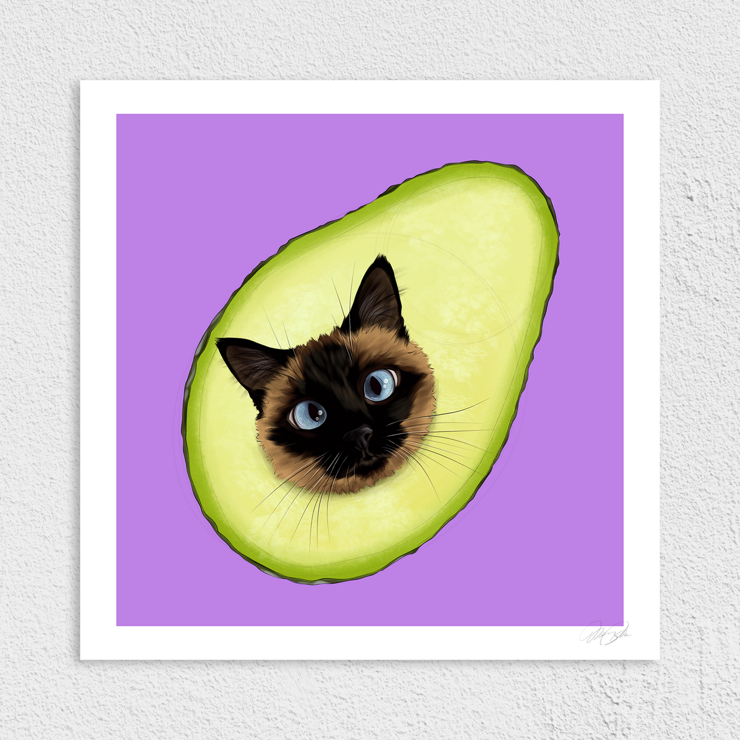 Avo-Gato Art Print