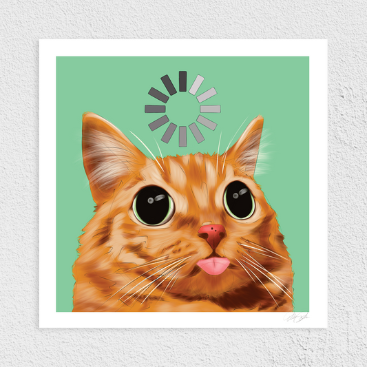 Braincell Loading Art Print