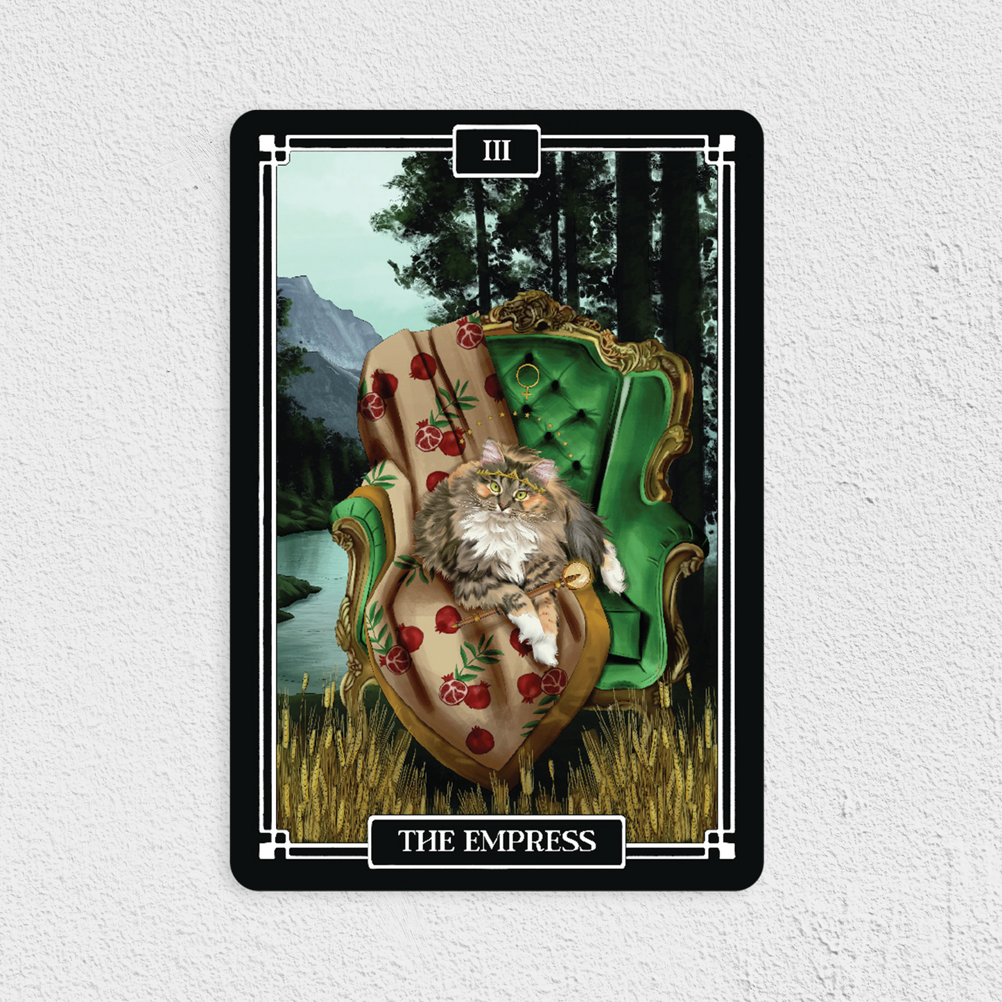 The Empress Card Waterproof Sticker