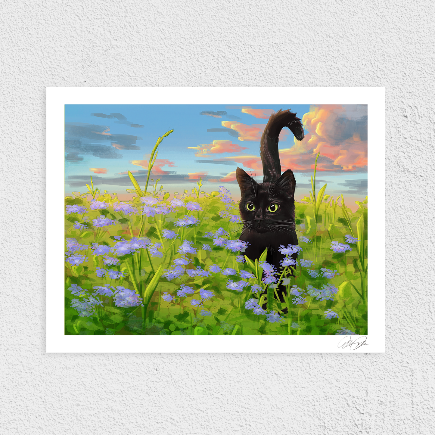 Forget-Mew-Not Art Print