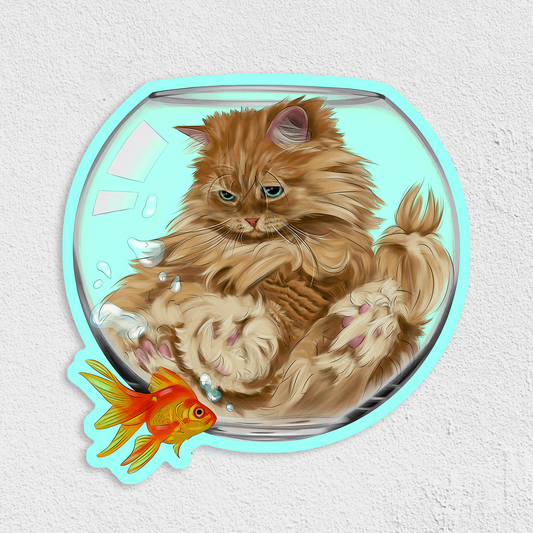 Heckin' Bamboozled Waterproof Sticker