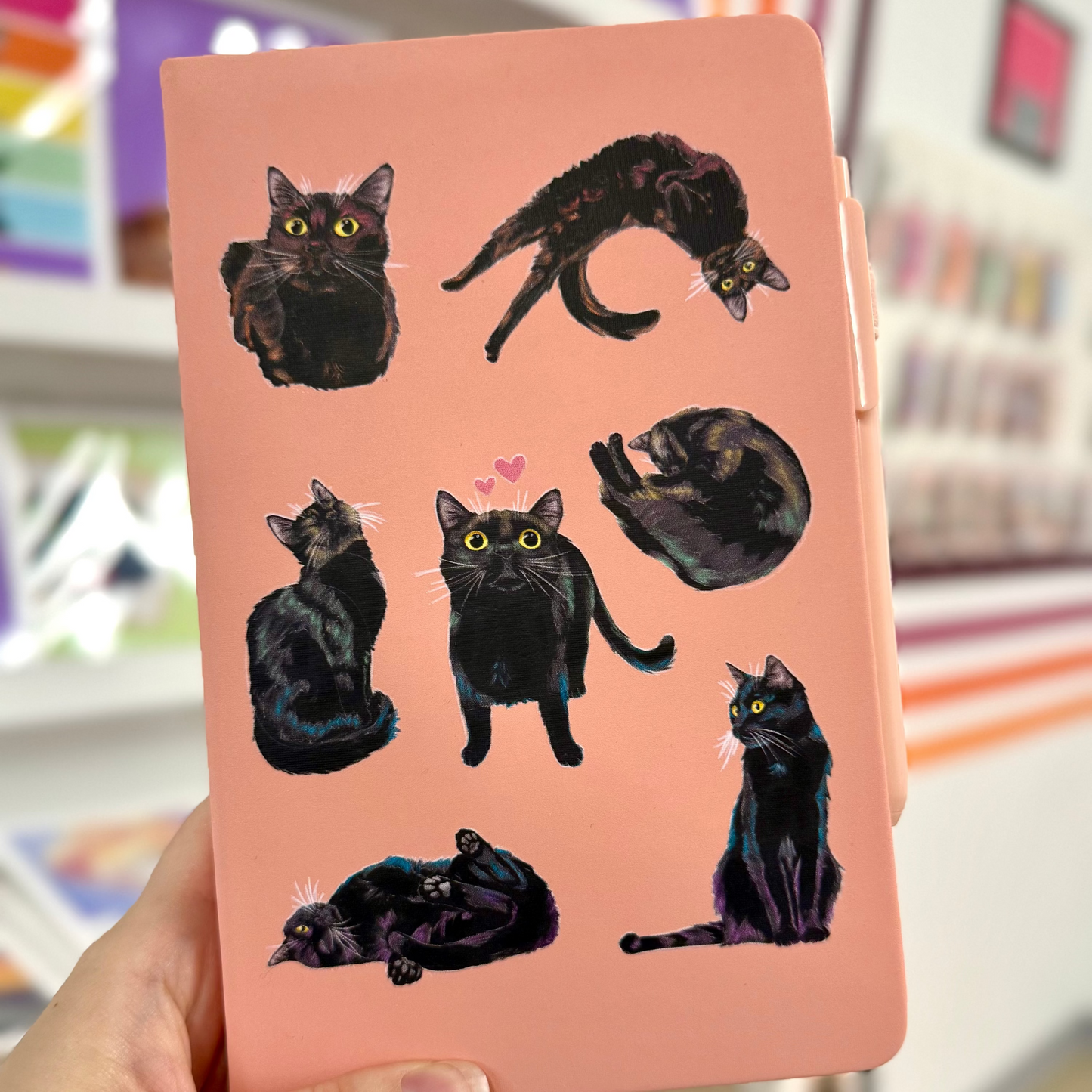 Shapes Of The Void Hardcover Leatherette Notebook