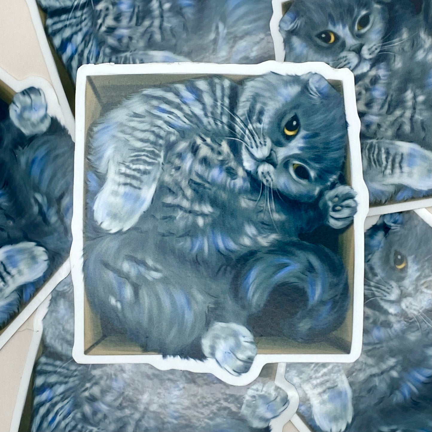 Pawsitively Packed Waterproof Sticker