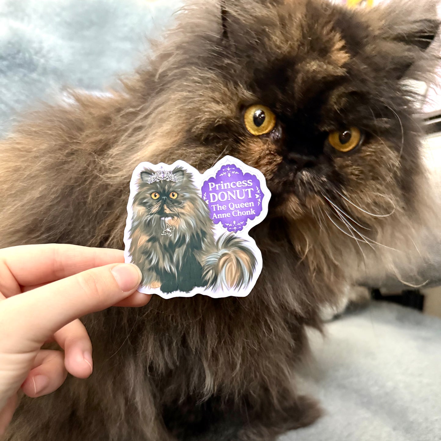 Princess Donut Waterproof Sticker