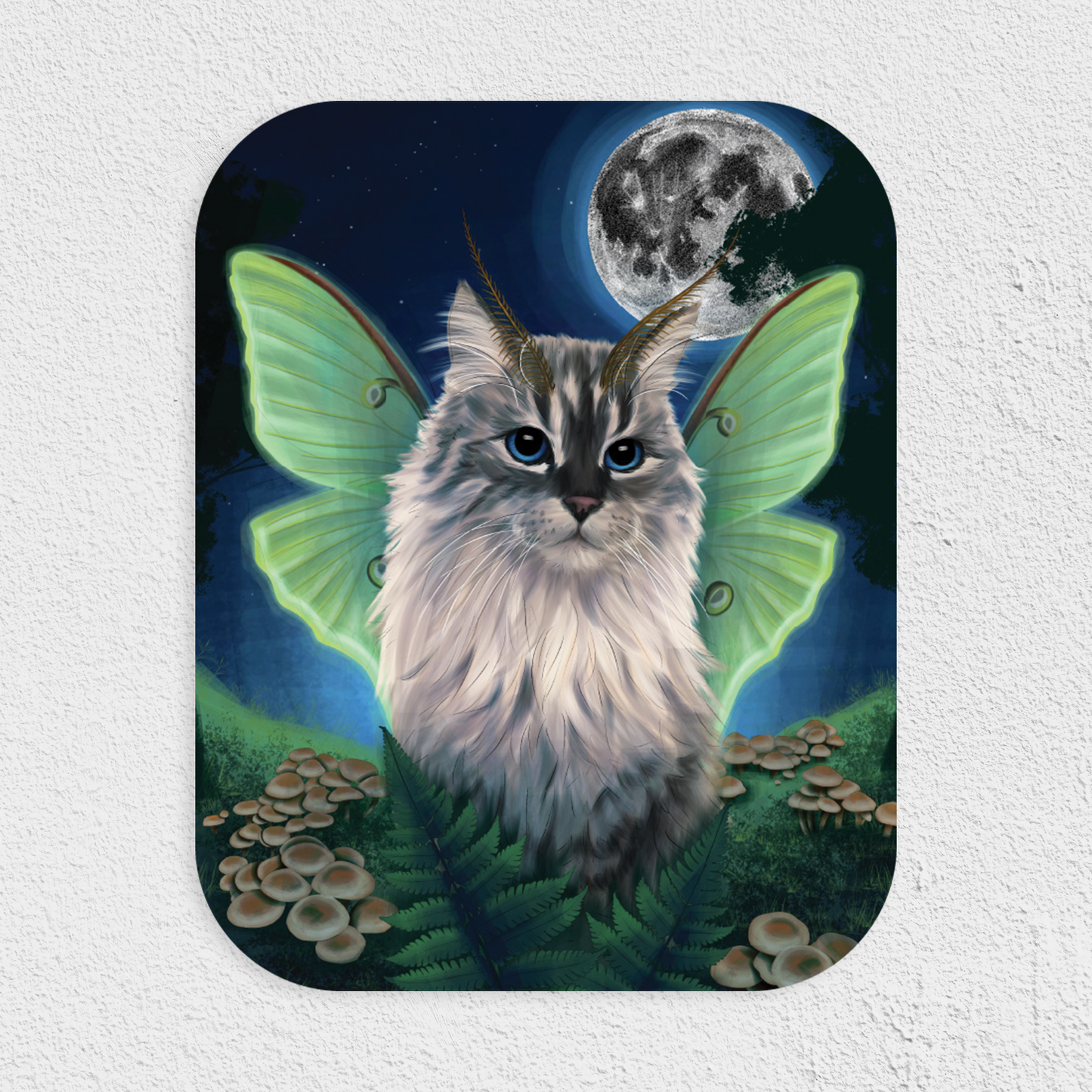 Luna Pawth Waterproof Sticker