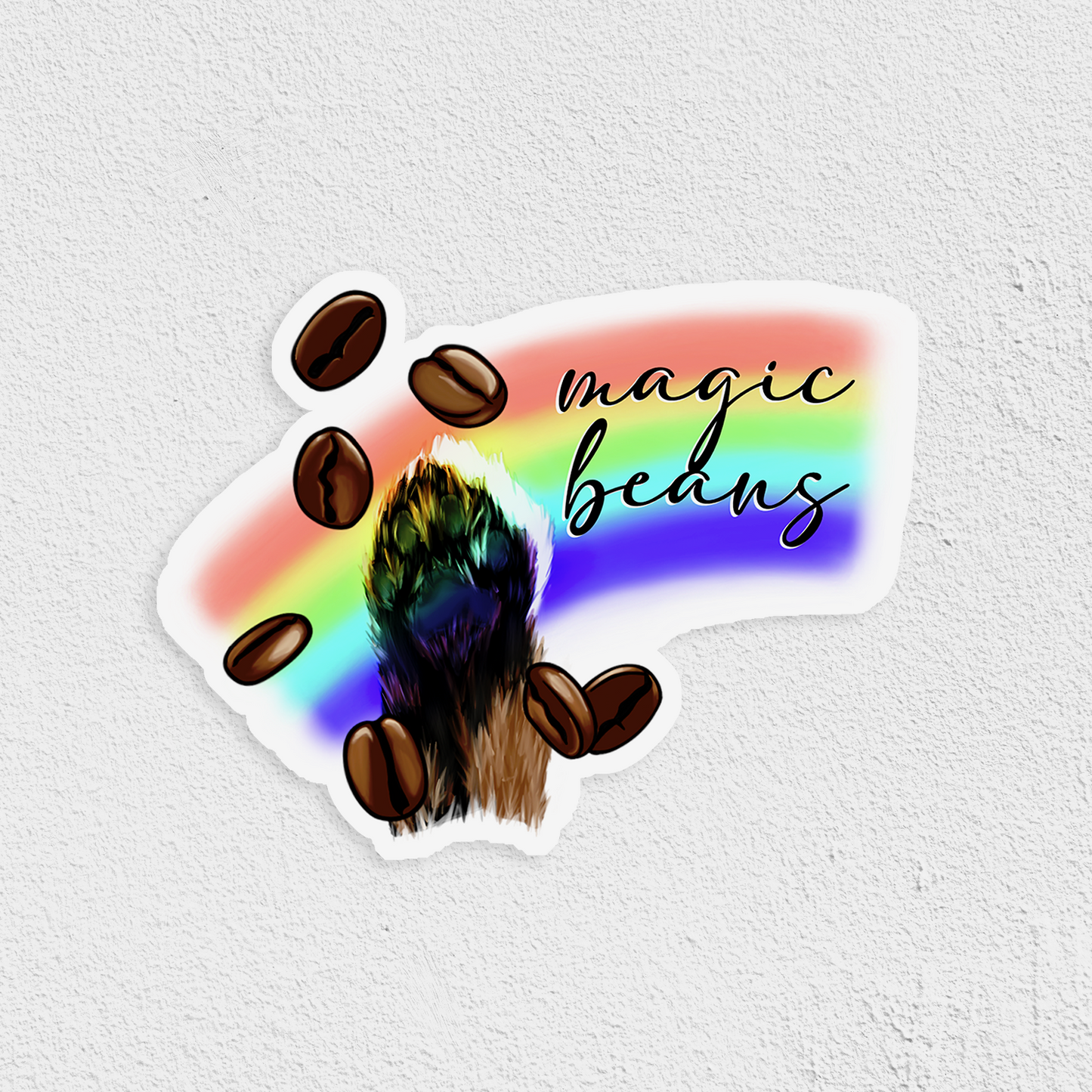 Magic Beans Waterproof Sticker