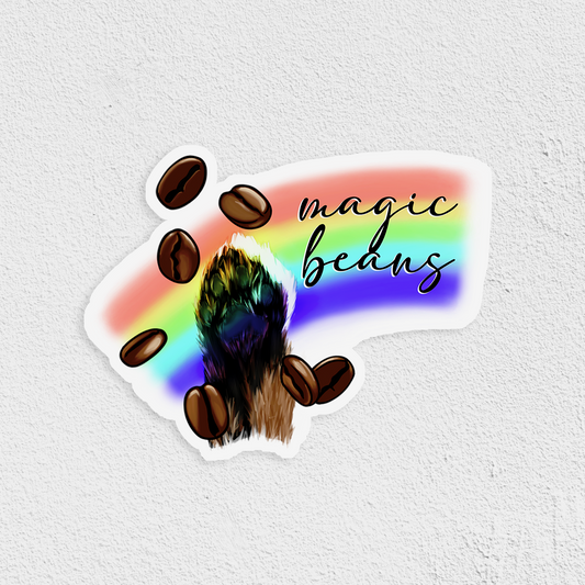 Magic Beans Waterproof Sticker
