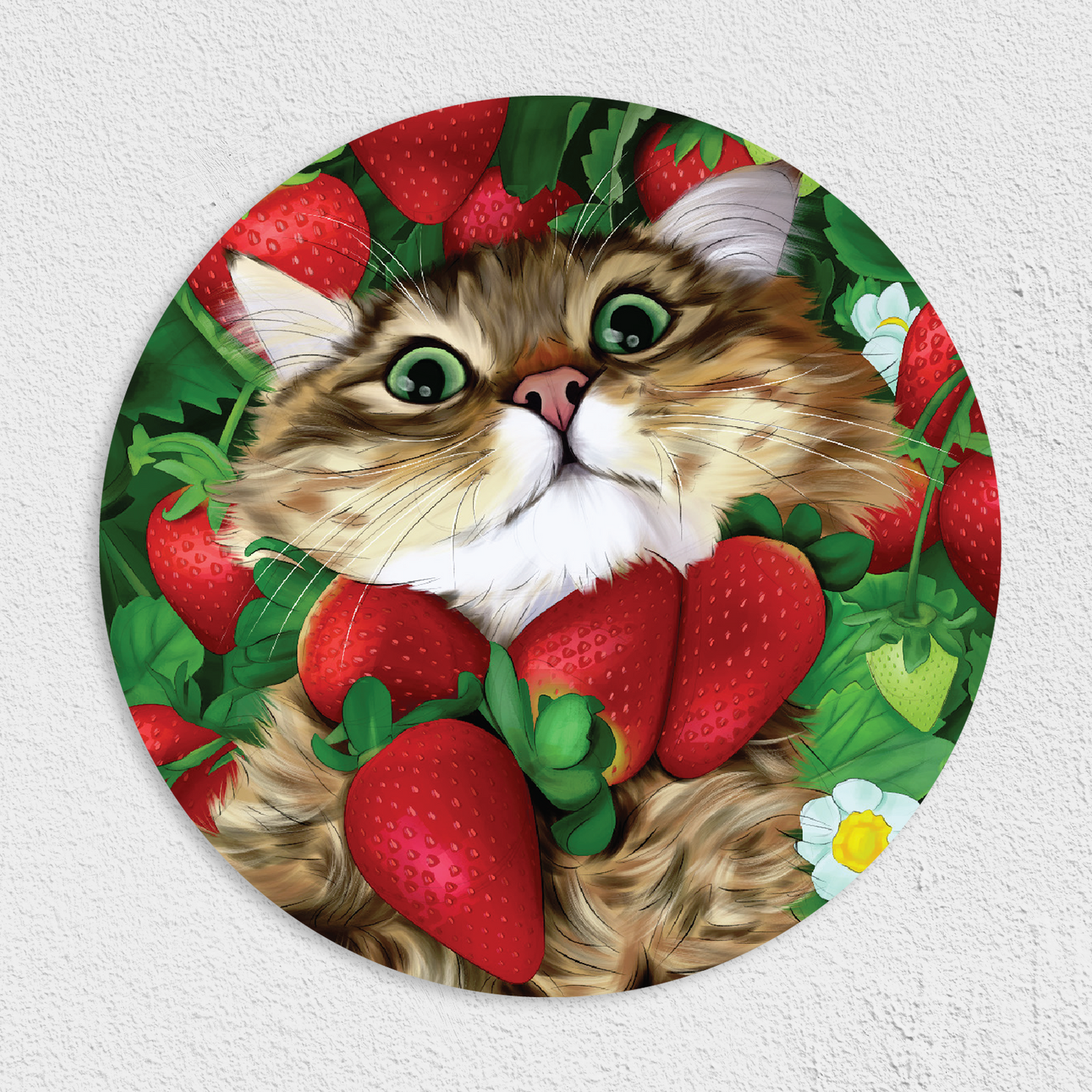 Purrberry Patch Waterproof Sticker