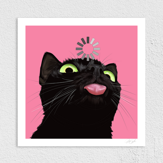 Smooth Brain Art Print