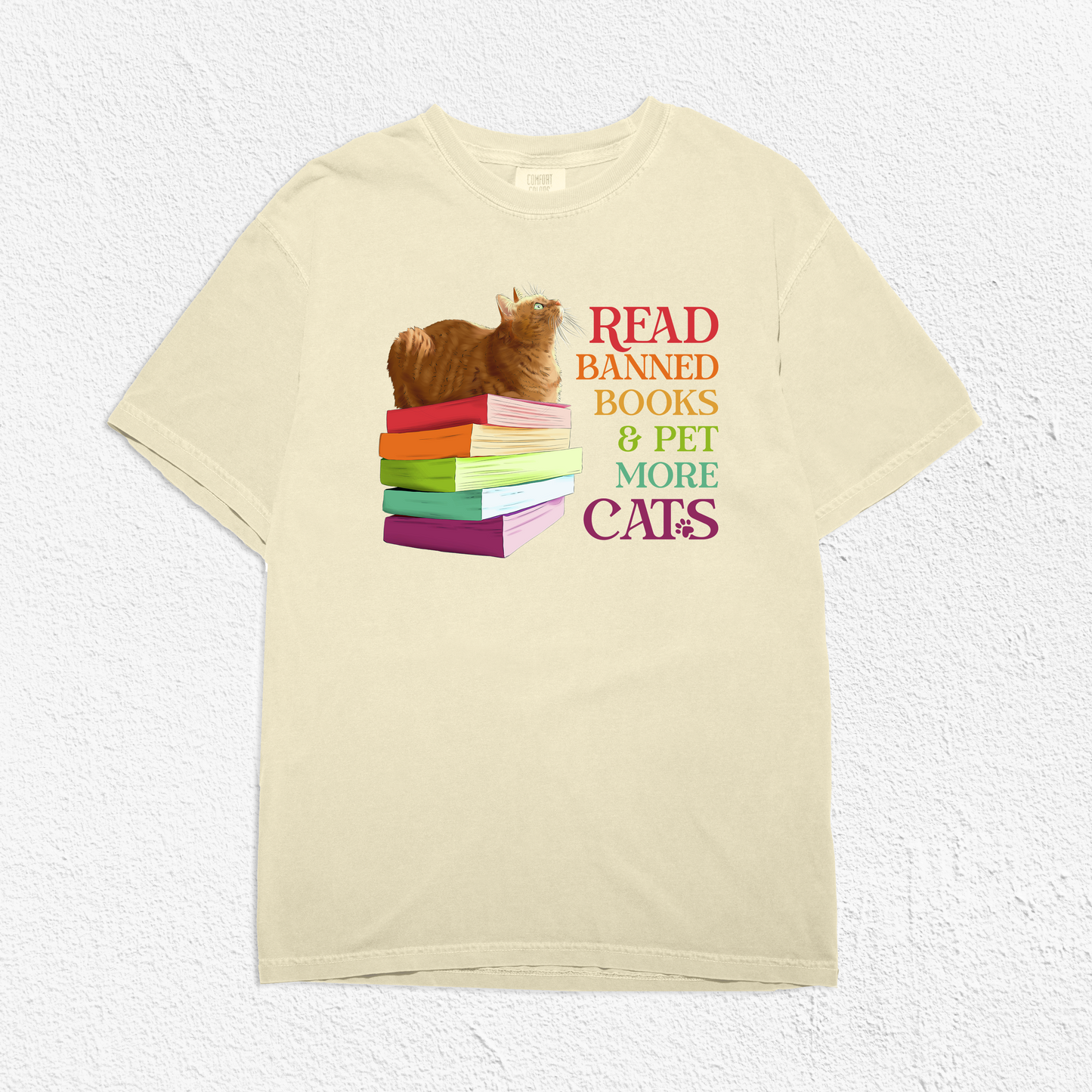 Banned Books & Cats Unisex T-Shirt
