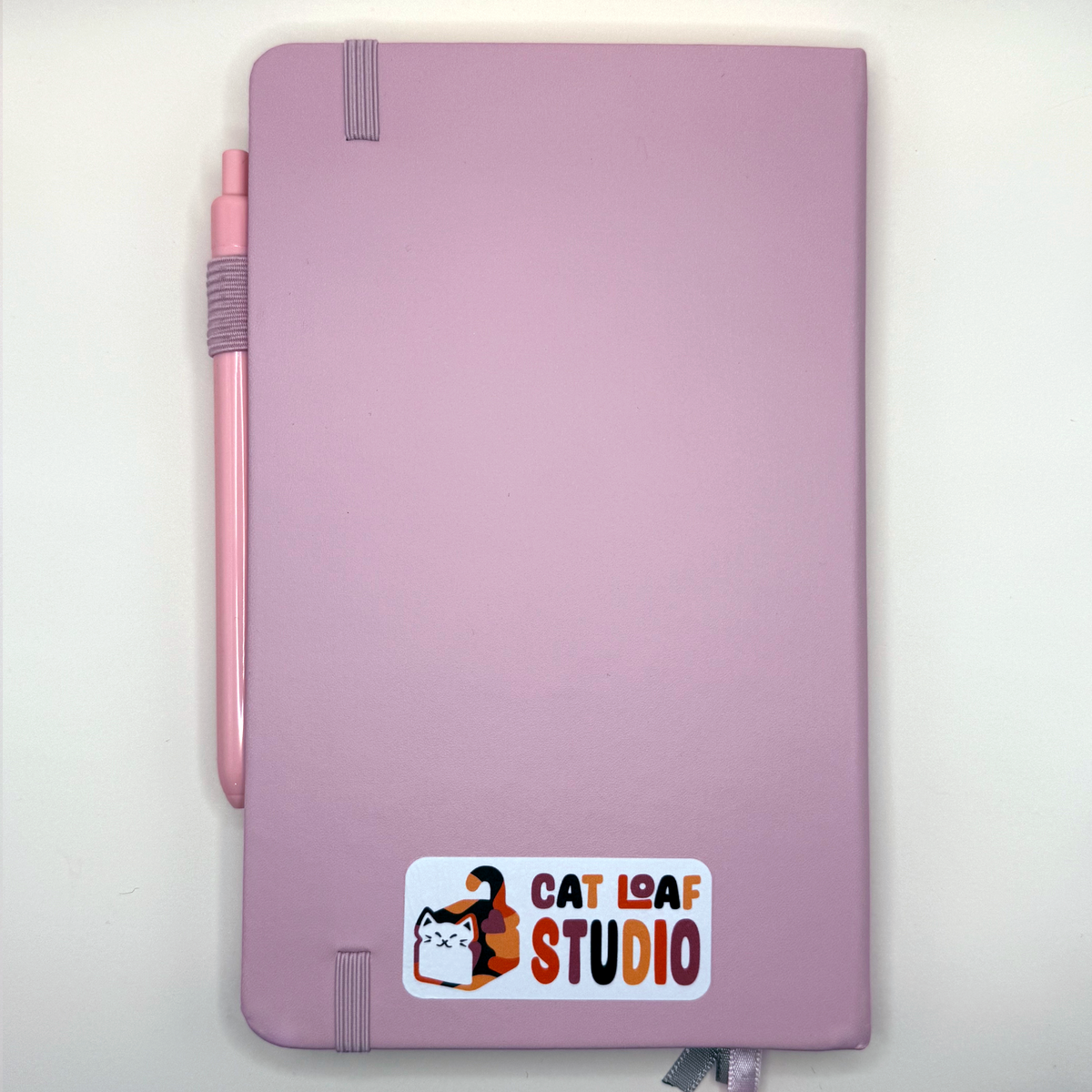 Chocolate Coquette Cat Leatherette Notebook