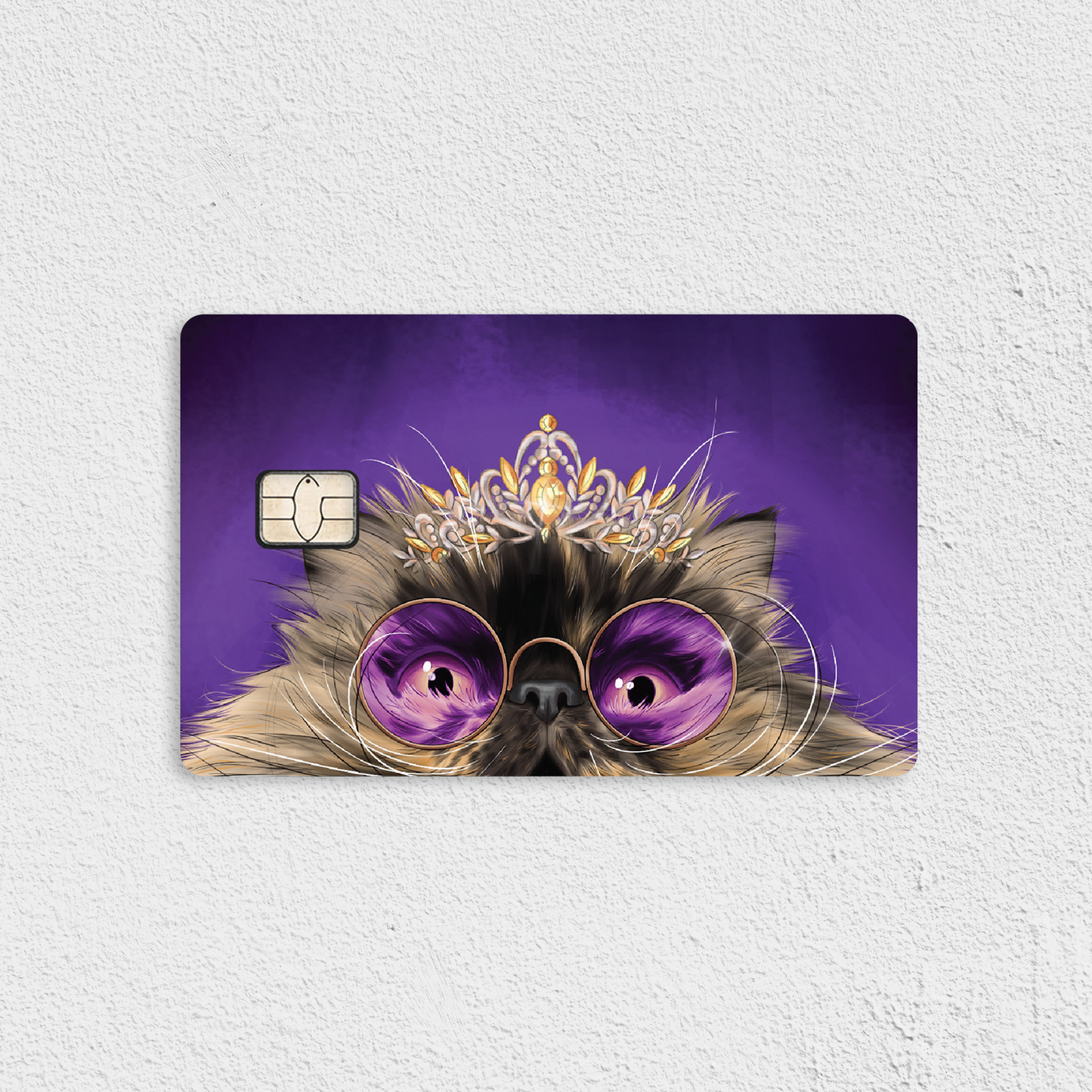 Peeking Princess Donut Credit Card Skin