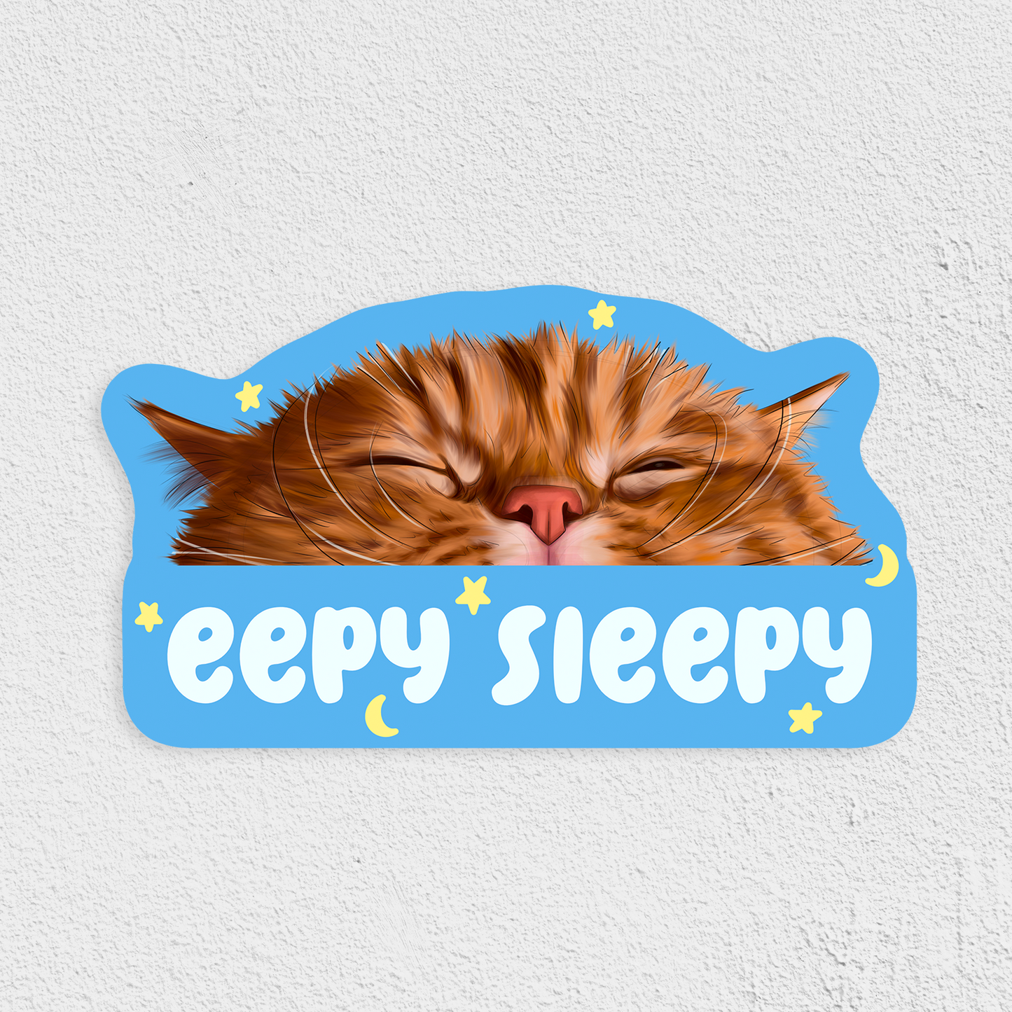 Eepy Sleepy Waterproof Sticker