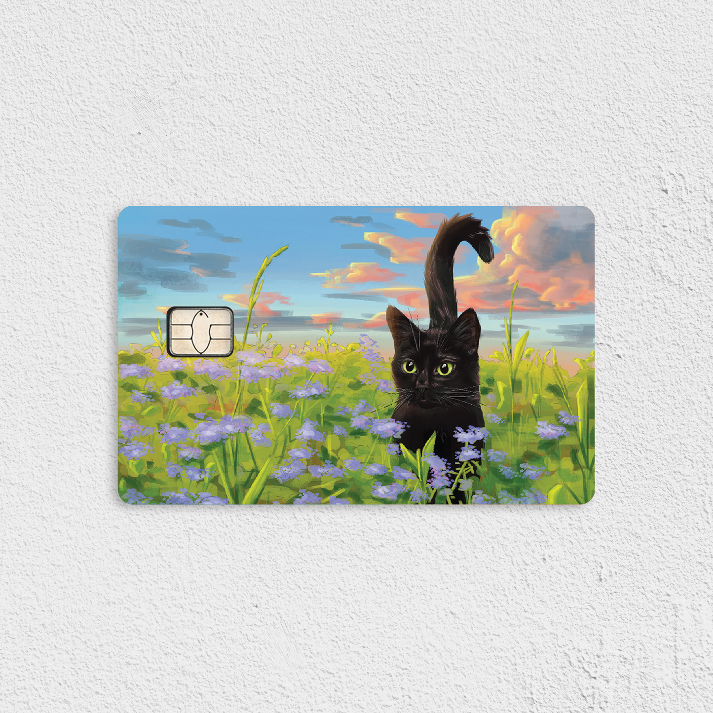 Forget-Mew-Not Credit Card Skin