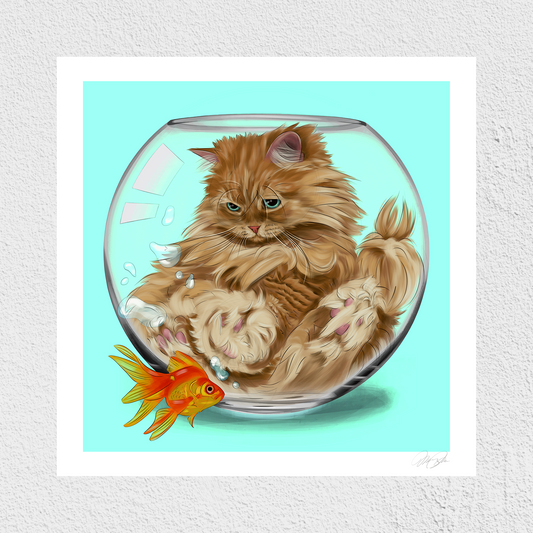 Heckin' Bamboozled Art Print