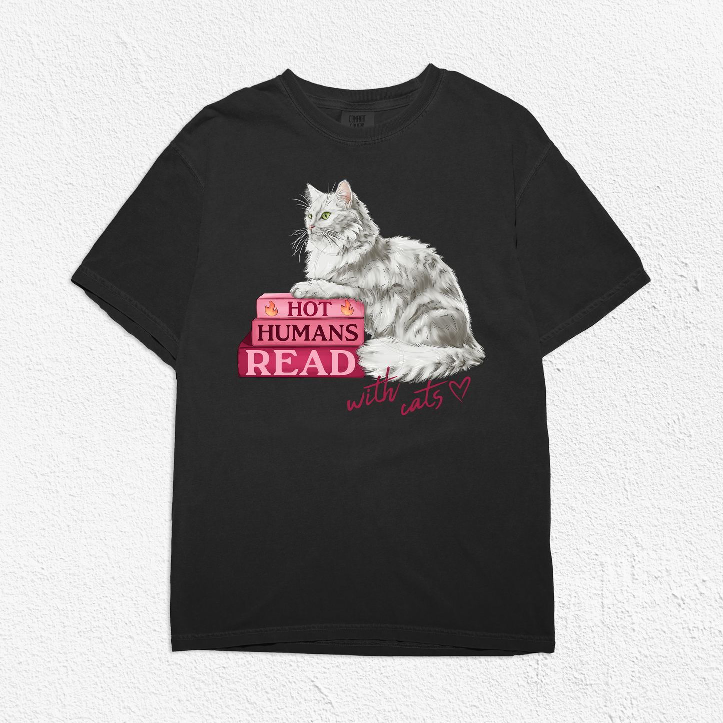 PREORDER Hot Humans Read Unisex T-Shirt - Black