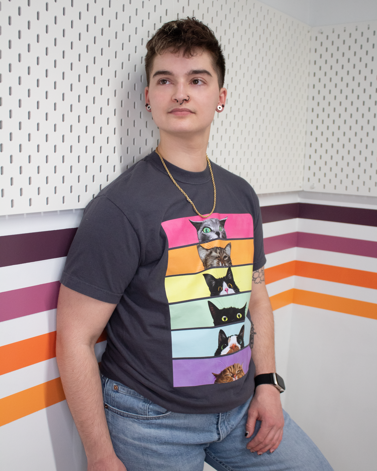 Rainbow Kitties Unisex T-Shirt