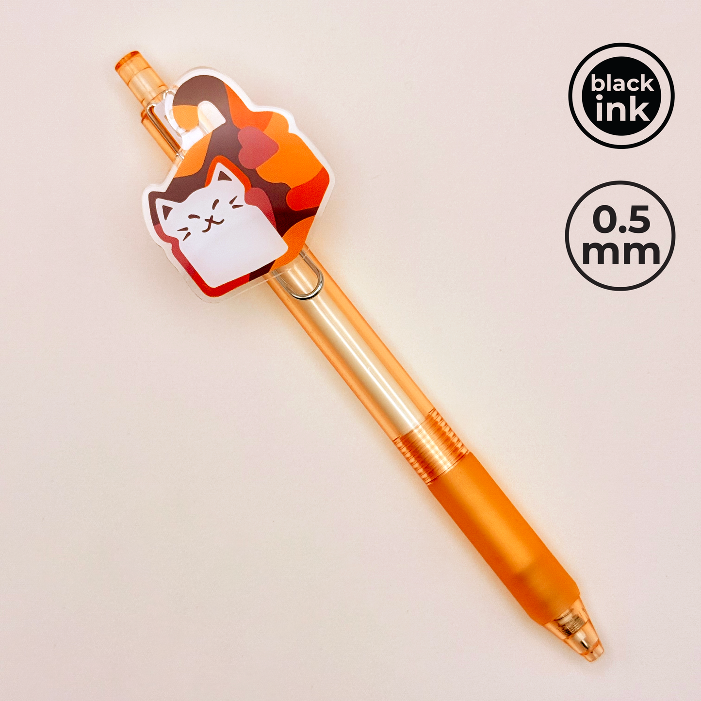 Cat Loaf Clickable Gel Pens