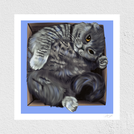 Pawsitively Packed Art Print