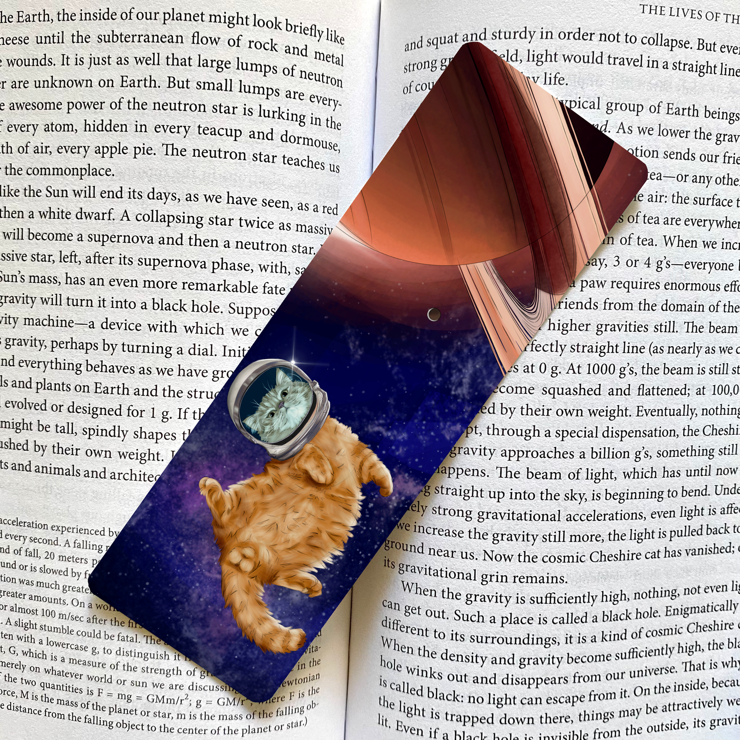 Puss In Space Bookmark