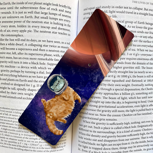 Puss In Space Bookmark