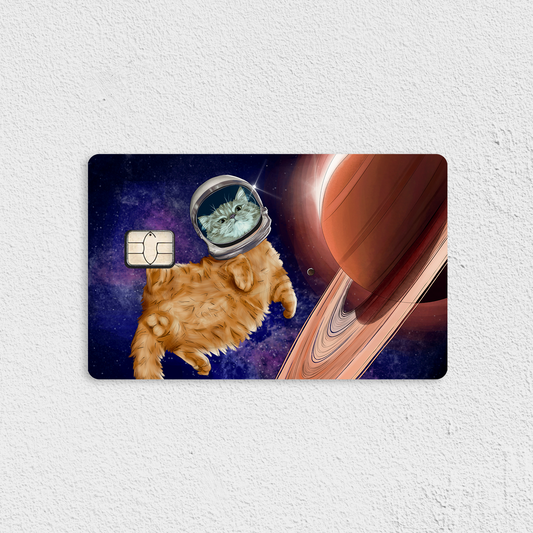 Puss In Space Credit Card Skin