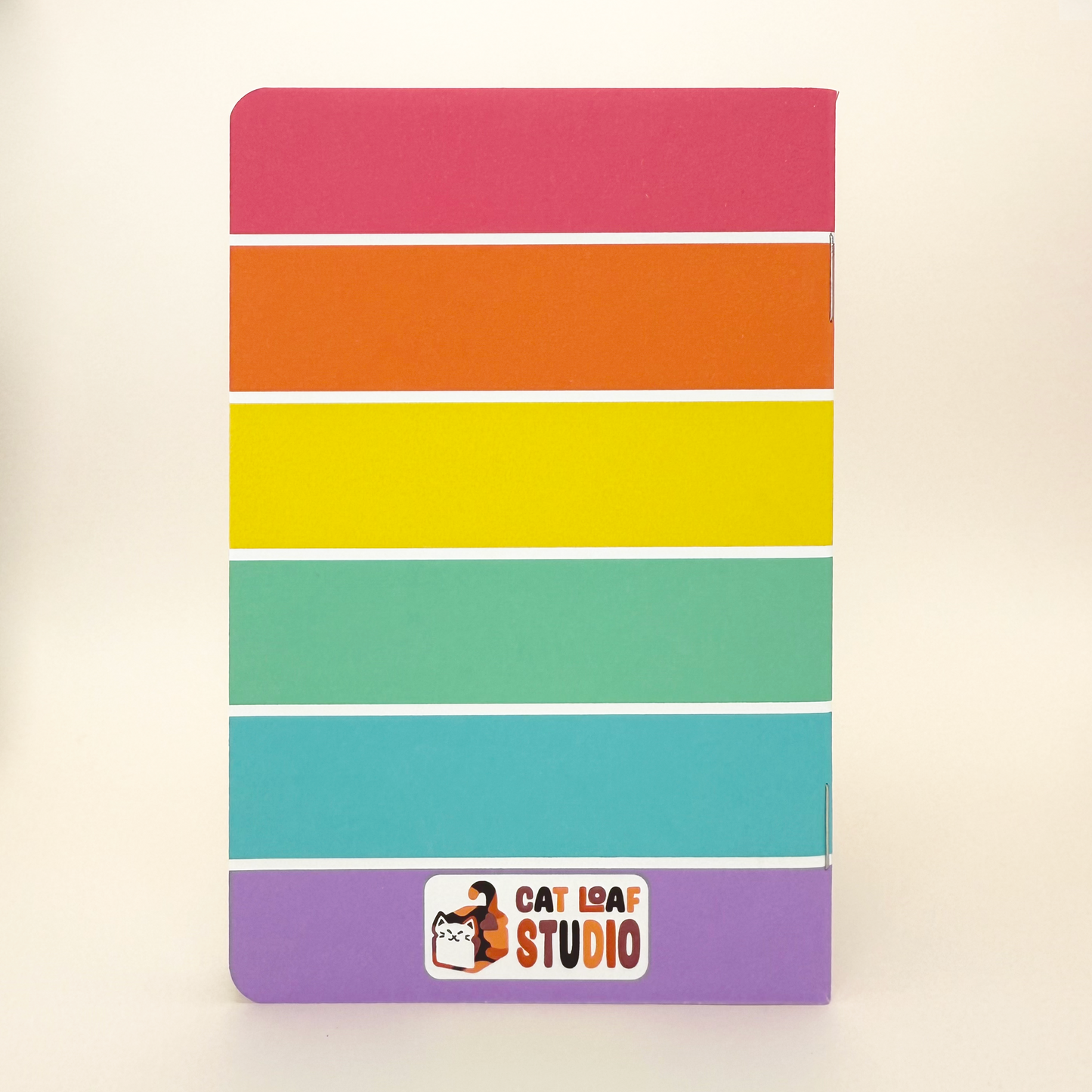 Peeking Rainbow Cats Pocket Notebook