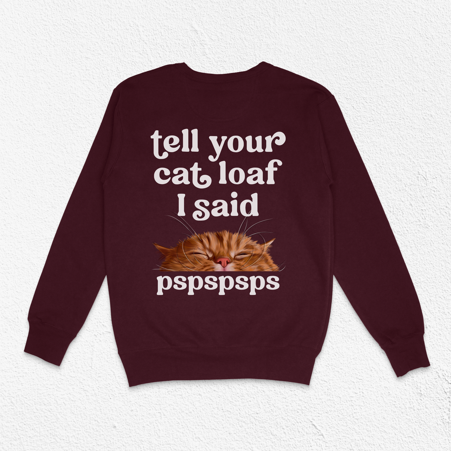 Red Pspspsps Unisex Crewneck Sweatshirt