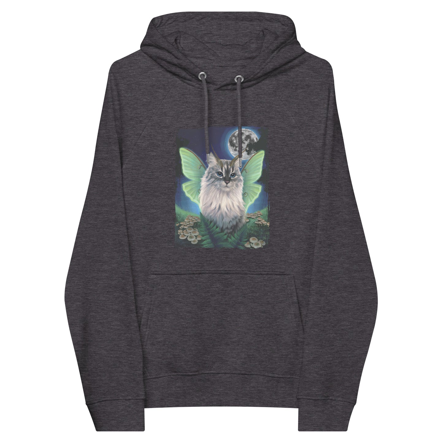 Luna Pawth Unisex Eco Raglan Hoodie